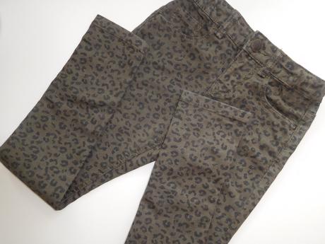 Džíny se vzorem vel. 128/134, c&a,134