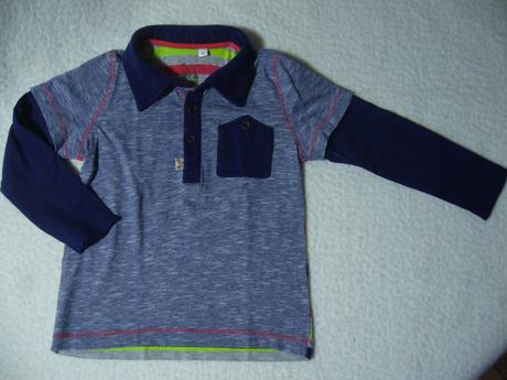 Bavlněné triko/tričko s límečkem, tom tailor,92