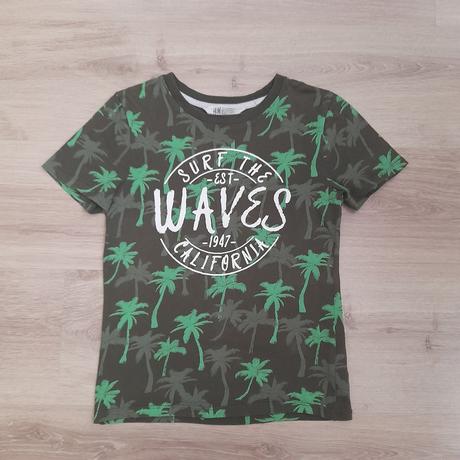 Dětské khaki tričko, h&m,122