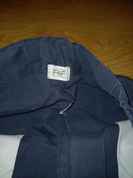 Tmavomodré šortky, f&f,140