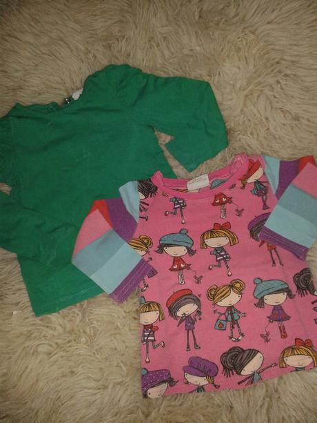 2x tričko next a hm, h&m,80