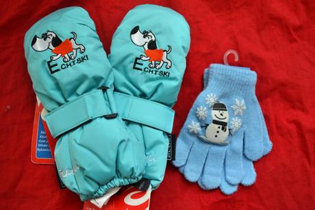 2x rukavice v.98, 98