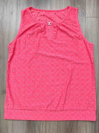 Dámské triko/top bez rukávů vel. l červené, l