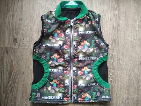 Softshellová vesta minecraft, 122-128, 122