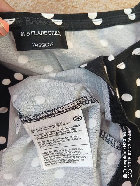 Šaty zn."yessica c&a" vel."m", yessica,m