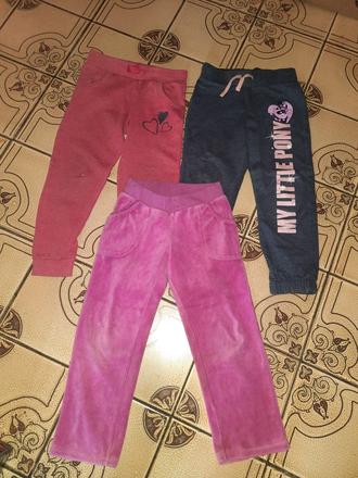 Dívčí tepláky mix vel. 104 - 110, f&f,104
