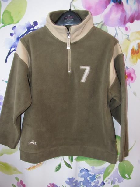 Krásná chlapecká teplá fleecová mikina, 134