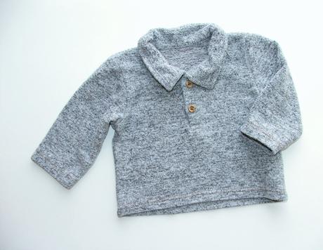 K81 novorozenecké chlapecké triko s límečkem, matalan,50