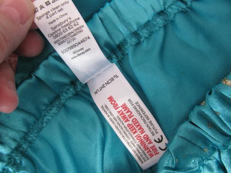 Karneval-kalhoty princezna jasmína/aladin, 