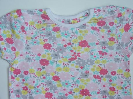 K933 květované triko vel. 74, nutmeg,74