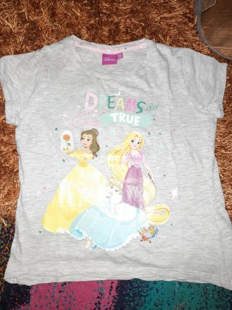 Disney tričko 128 s princeznami, disney,128
