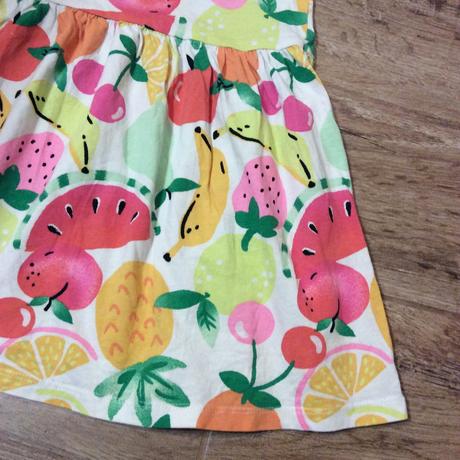 Bavlněné šaty s ovocem, h&m,98