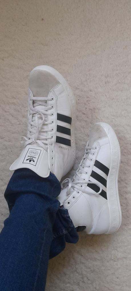 Adidas bílé kotníkové tenisky, adidas,40