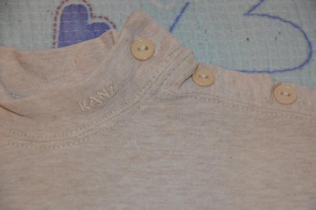 Bavlněné triko dlouhý rukáv kanz, kanz,74