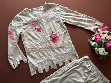 An15/ kostým zombie mumie - v.7/8 let, 