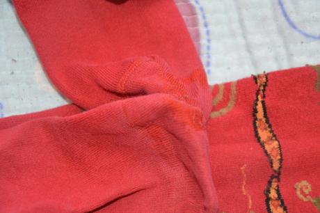 Punčošky punčocháče punčochy červené, 110