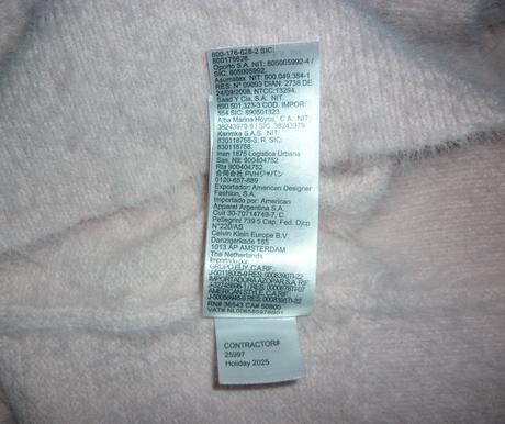 Baby růžový dámský svetřík / pulovr calvin klein, calvin klein,s