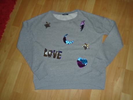 Mikina flitry hvězdy vel s, terranova,s