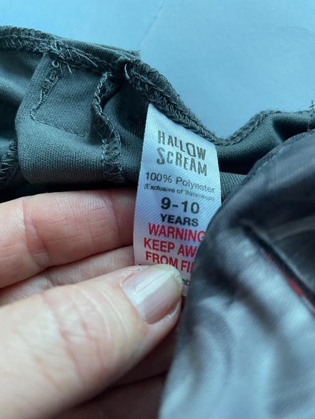 An10/ kostým vlkodav - v.9/10 let zn.hallow skream,