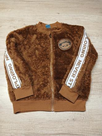 Chlupatá mikina little kids vel. 110/116, 110