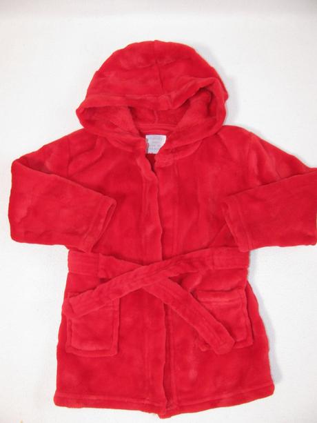 Fleecový župan s kapucí-vel.12-18 měs., primark,86