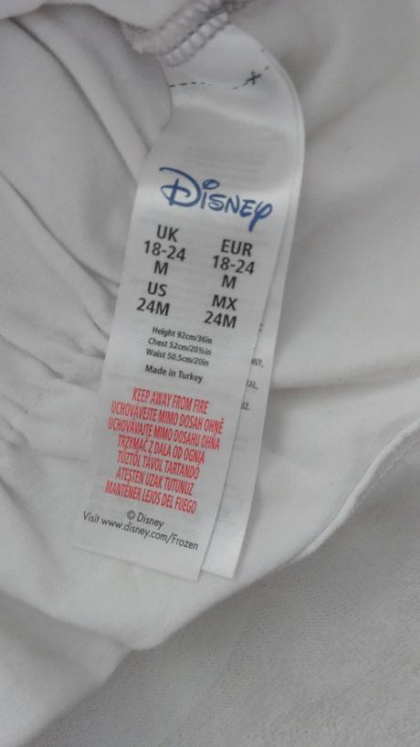 Mikina-šaty vel. 92-98, disney,92