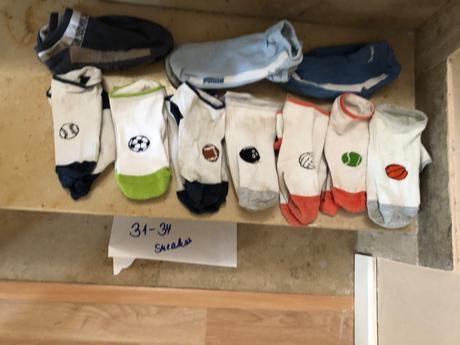 10 paru kratkych ponozek 31-34, puma,31