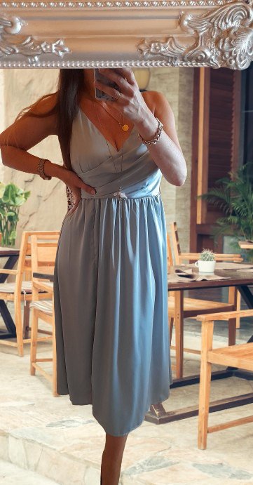 Shein společenské dlouhé šaty, l