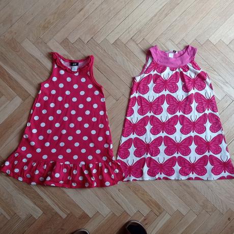 2x šatičky, h&m,116