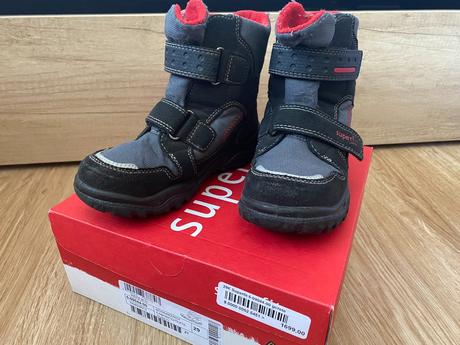 Zimní dětské boty - unisex - superfit gore-tex, superfit,29