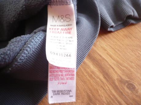 Tepláková mikina zn. m&s, vel. 98, marks & spencer,98