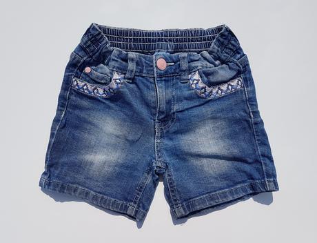 L192	dívčí riflové kraťasy vel. 122, kiki&koko,122