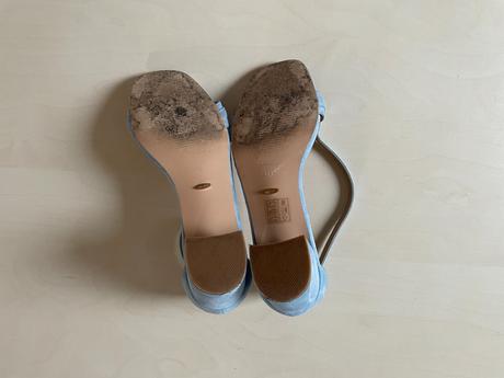 Modré střevíce se širokým podpatkem, vel 37, dee z, 37