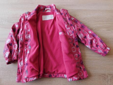 Nepromokavá zateplená bunda zebralino vel.92/98, 98