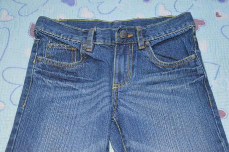 122 bavněné džíny regulace v pase, denim,122