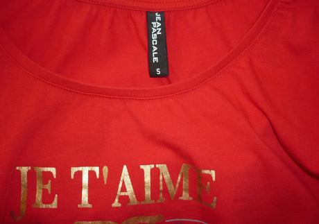 Čerené dámské tričko takko fashion, takko,s