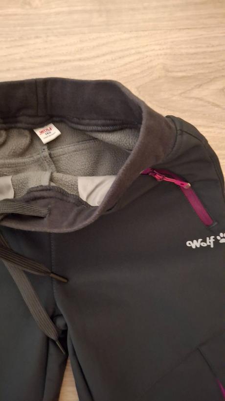 Softshellové kalhoty wolf, wolf,140