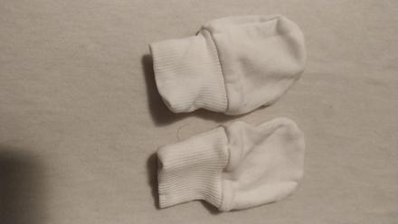 H&m bílé rukavičky pro novorozence, h&m,56