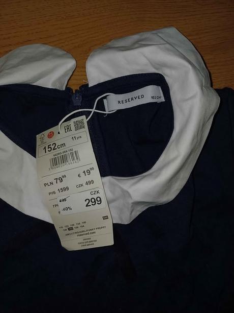Nové dívčí šaty vel 152, reserved, 152