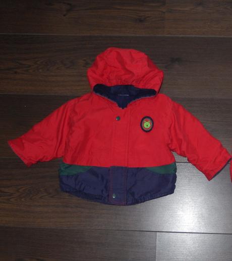 Zimní/přechodová bunda, vel.9-12m, lupilu,80