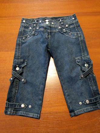 Dívčí zdobené šortky vel 152, 152