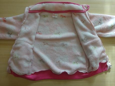 Fleesová mikina na zip, vel. 86, k&y,86