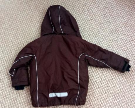 Hnědá zimní bunda h&m vel. 116/122, h&m,116