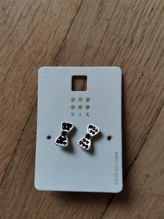 Náušnice mašlička bižuterie,