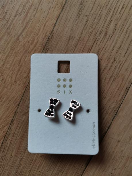 Náušnice mašlička bižuterie,