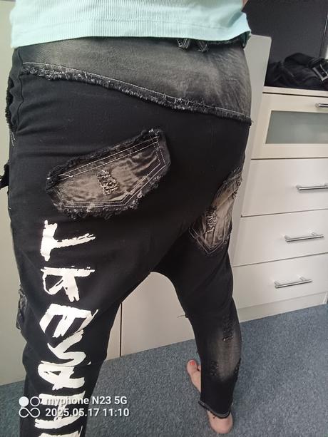 Baggy-nasrávačky-harémky "fashion" vel."s", s