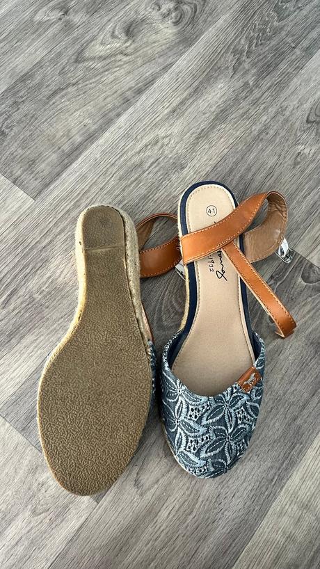 Sandále, espadrilky, mustang,41