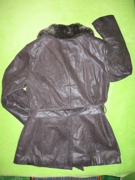 Dámský kožený kabát c&a, c&a,38
