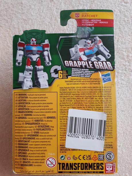 Hasbro transformers autobot ratchet deluxe class,
