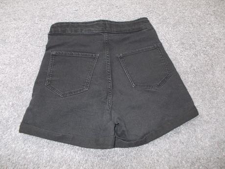 Riflové / džínové kraťasy / šortky, vel.140/146, denim,140